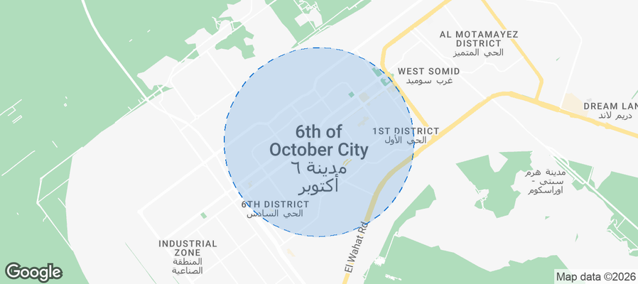 6th of October City Airbnb map